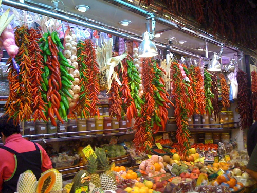 La Boqueria Market in Barcelona